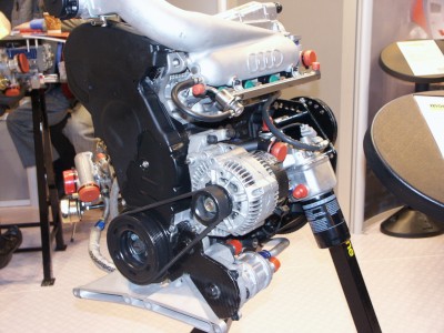 Audi Formula Palmer 275bhp Turbo Engine: click to zoom picture.