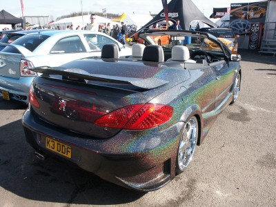 Peugeot 307 CC Rainbow Paint: click to zoom picture.