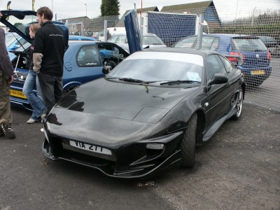 Toyota MR2 Black Modified: click to zoom picture.