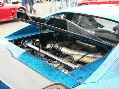 Toyota MR2 Mk2 Blue Marble Effect Engine: click to zoom picture.