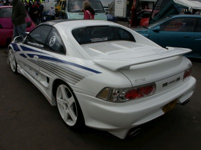 Toyota MR2 White Clear Rear Lights: click to zoom picture.