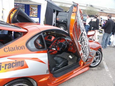 Toyota Supra Modified Interior: click to zoom picture.