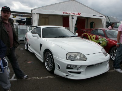 Toyota Supra White: click to zoom picture.