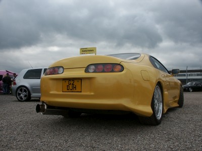 Toyota Supra Yellow Rear: click to zoom picture.