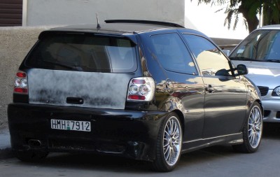 VW Polo Modified Rear: click to zoom picture.