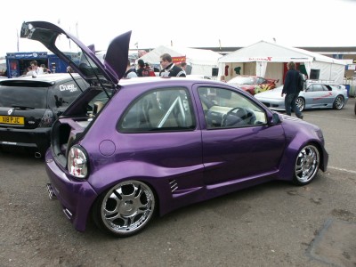 Vauxhall Corsa Wide Chrome Wheels: click to zoom picture.